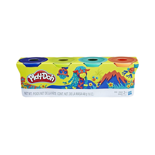 Play-doh 4 tégelyes gyurma - klasszikus színek