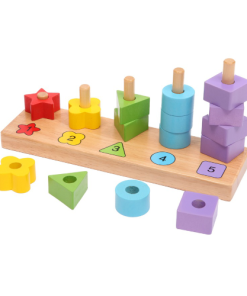 Fa számoló és formafelismerő készlet