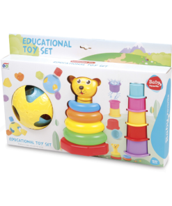 méret és formák bébi játékszett